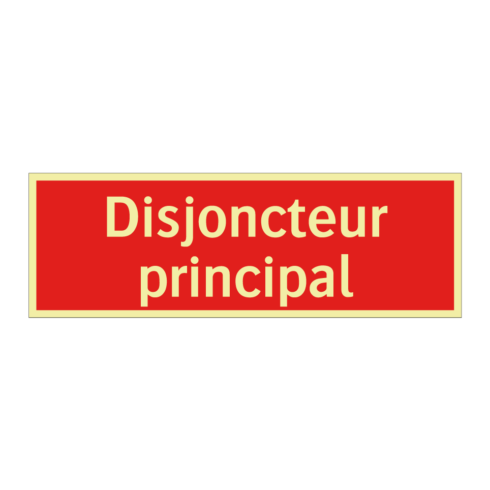 Disjoncteur principal