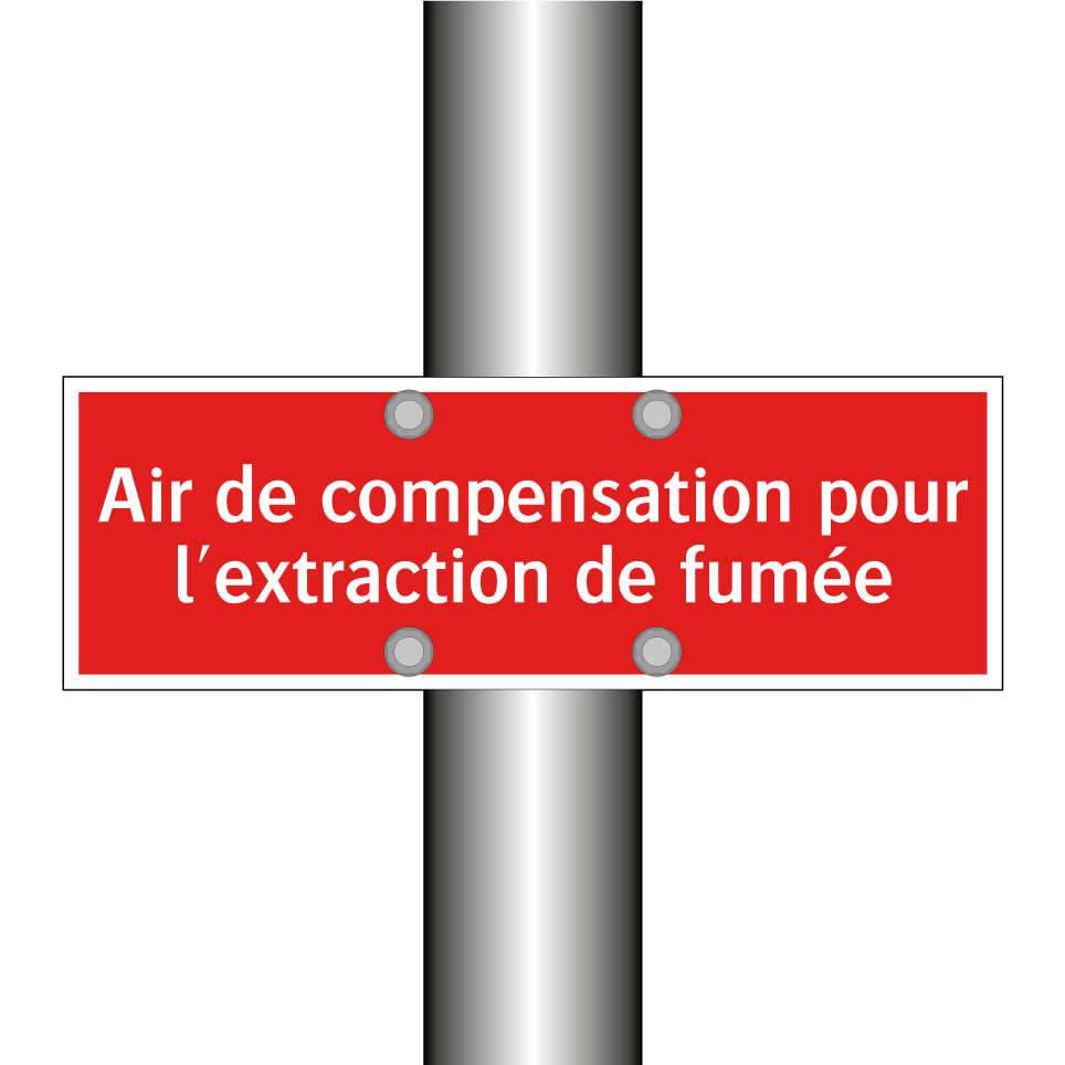 Air de compensation pour l'extraction de fumée