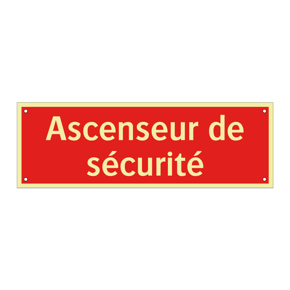 Ascenseur de sécurité