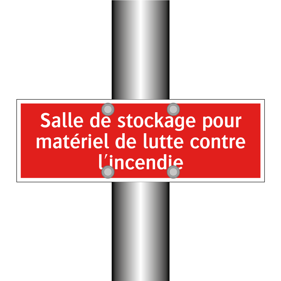 Salle de stockage pour matériel de lutte contre l'incendie