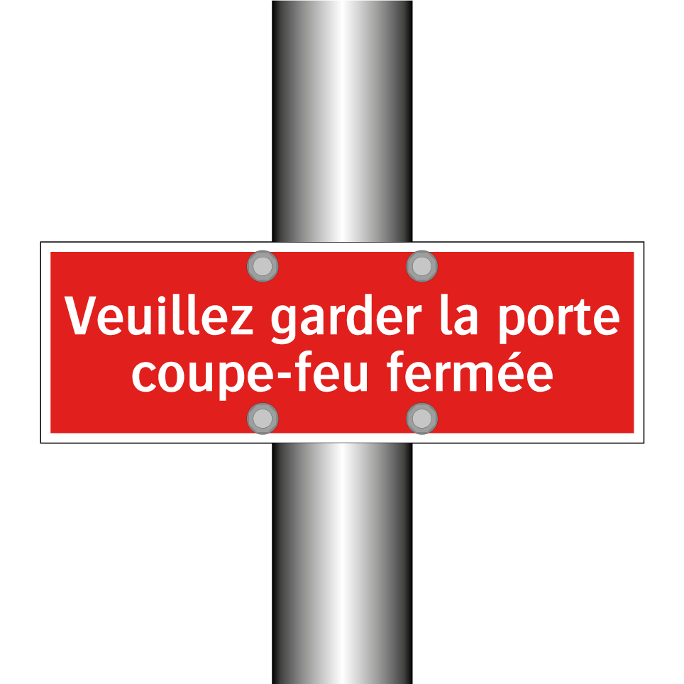 Veuillez garder la porte coupe-feu fermée