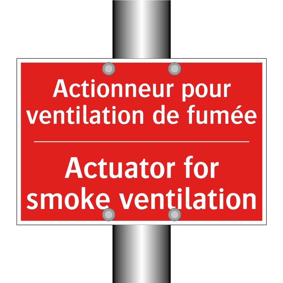 Actionneur pour ventilation de /.../ - Actuator for smoke ventilation