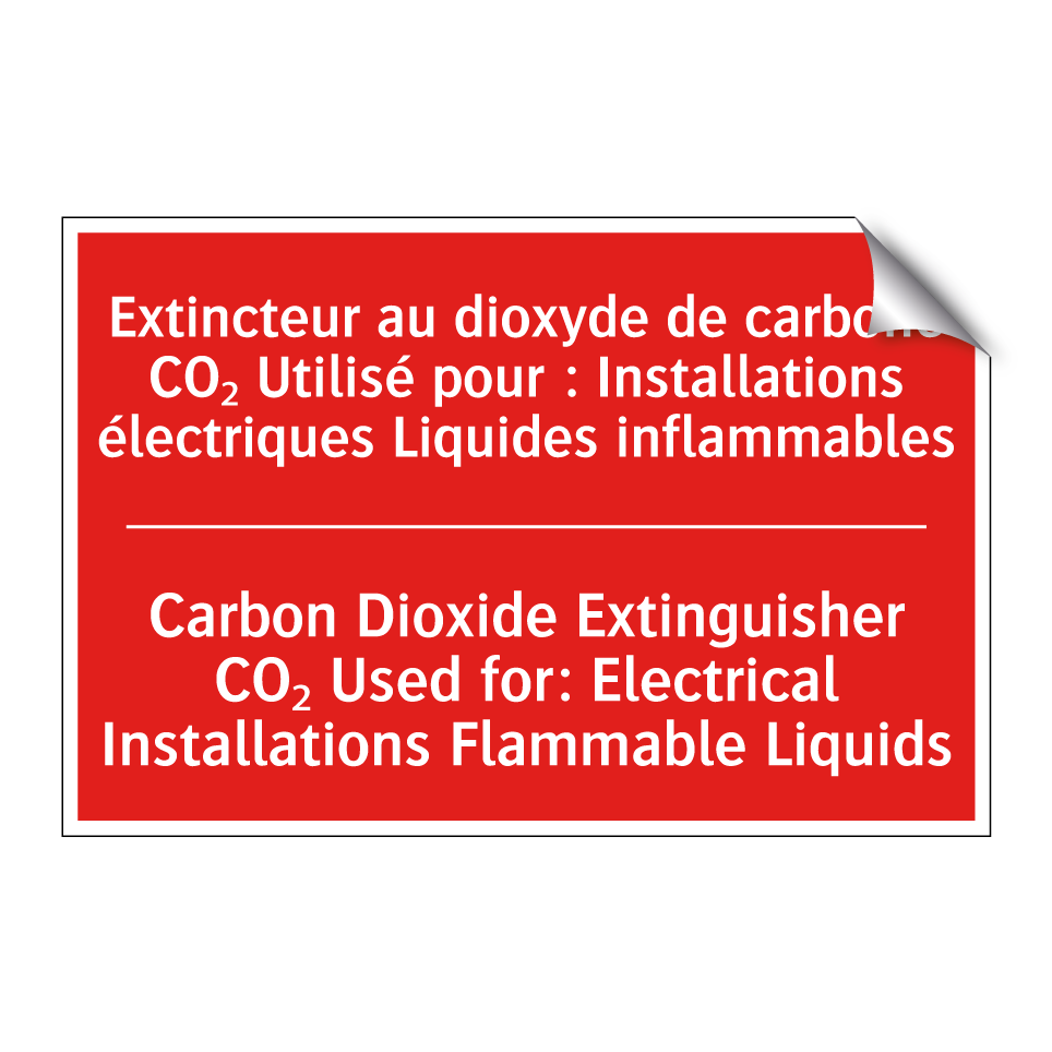 Extincteur au dioxyde de carbone /.../ - Carbon Dioxide Extinguisher CO₂ /.../