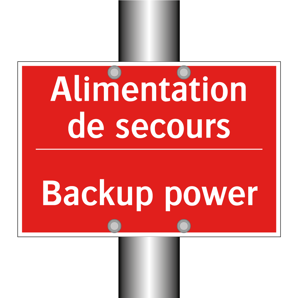 Alimentation de secours - Backup power