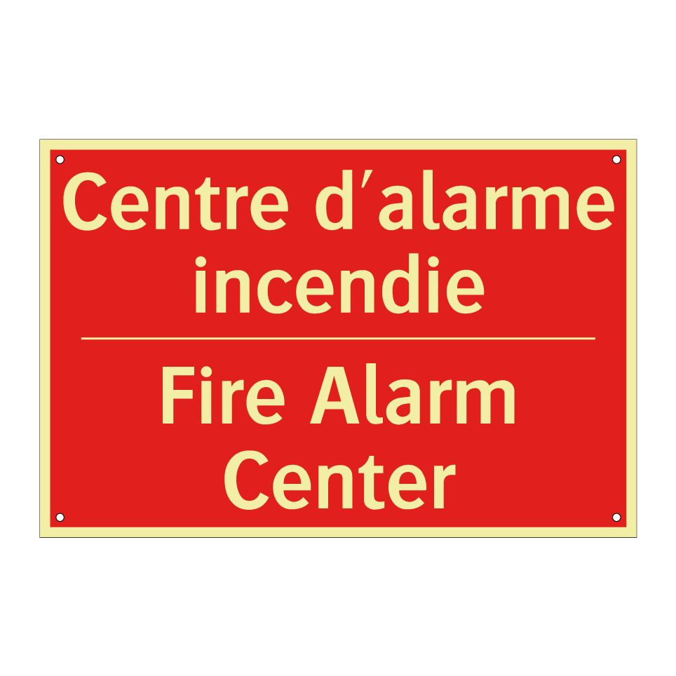 Centre d'alarme incendie - Fire Alarm Center