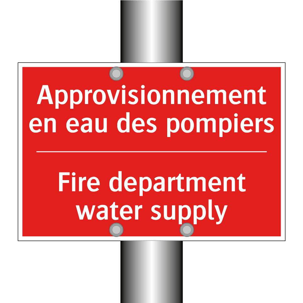 Approvisionnement en eau des pompiers /.../ - Fire department water supply