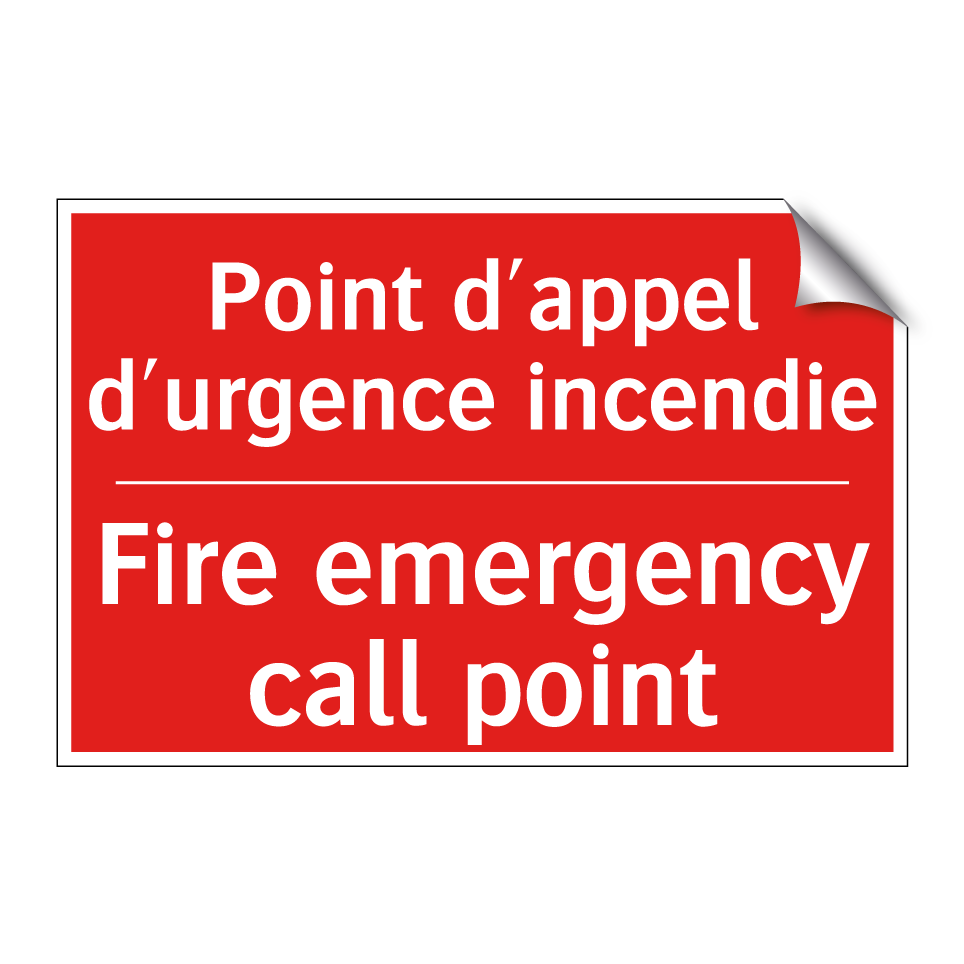 Point d'appel d'urgence incendie /.../ - Fire emergency call point