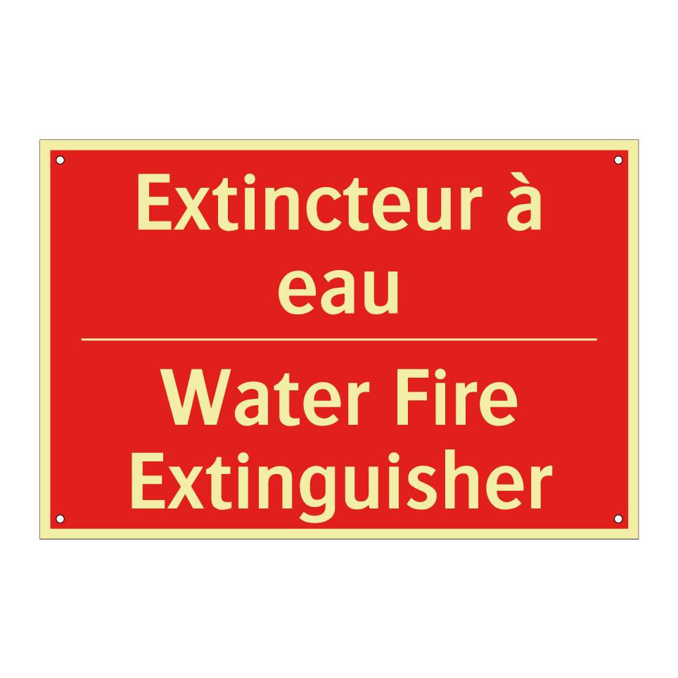 Extincteur à eau - Water Fire Extinguisher
