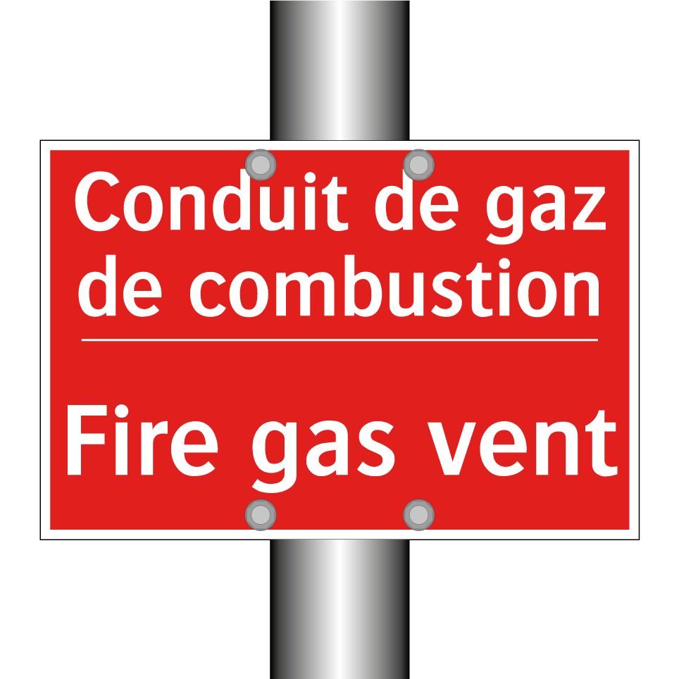 Conduit de gaz de combustion - Fire gas vent