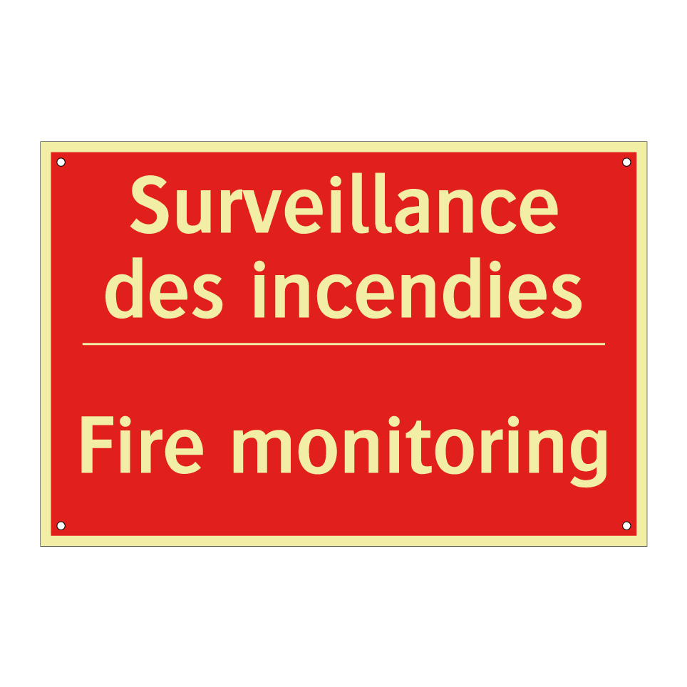 Surveillance des incendies - Fire monitoring