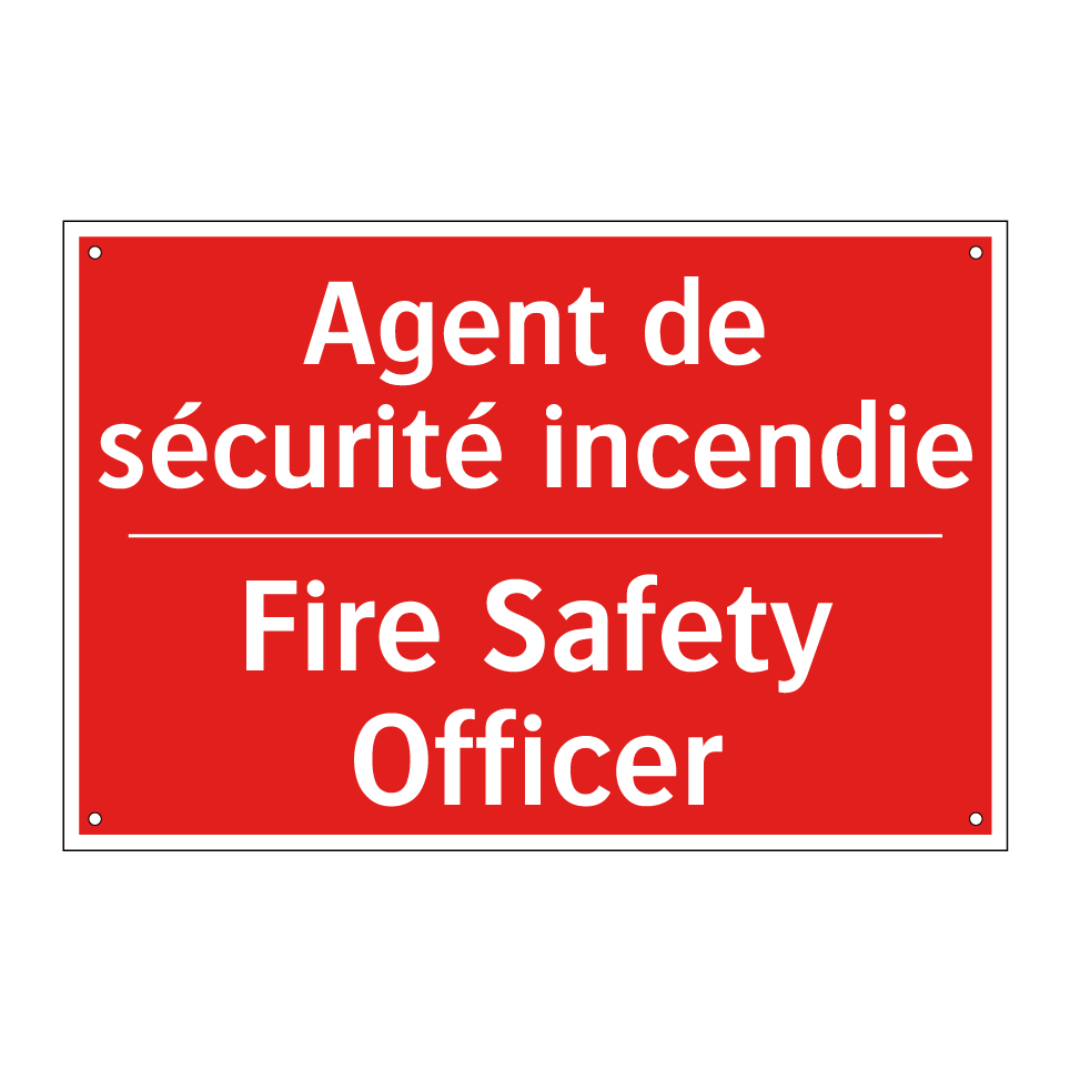 Agent de sécurité incendie - Fire Safety Officer