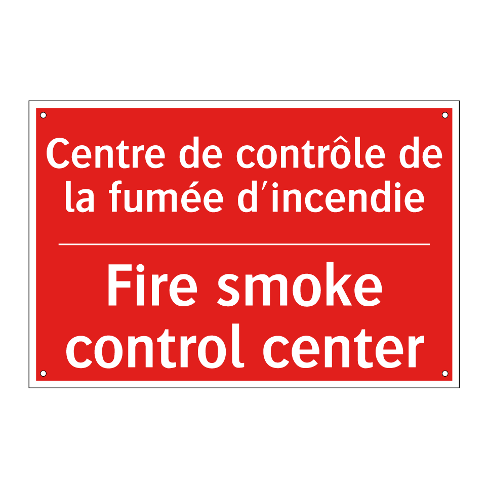 Centre de contrôle de la fumée /.../ - Fire smoke control center