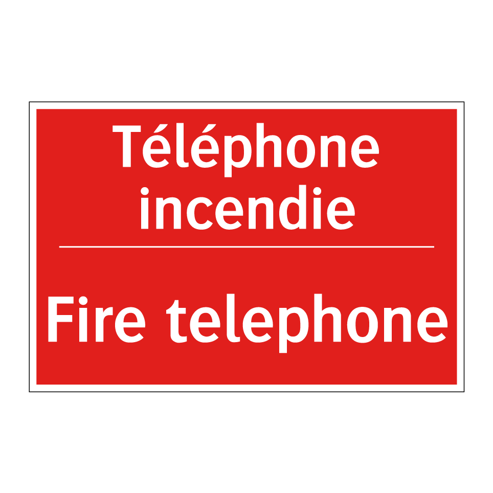 Téléphone incendie - Fire telephone