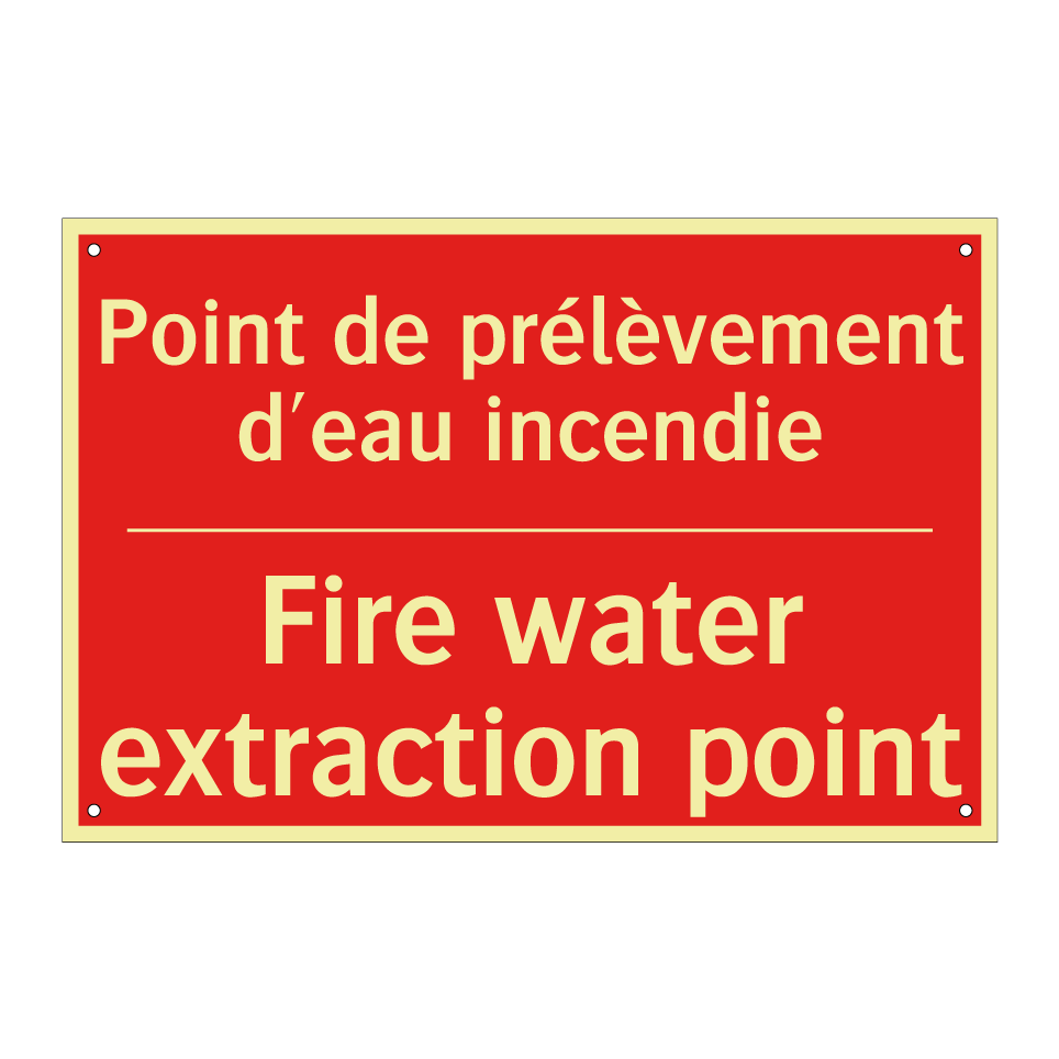 Point de prélèvement d'eau incendie /.../ - Fire water extraction point