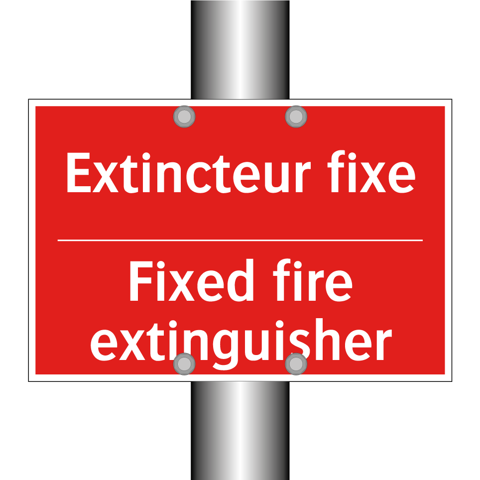 Extincteur fixe - Fixed fire extinguisher