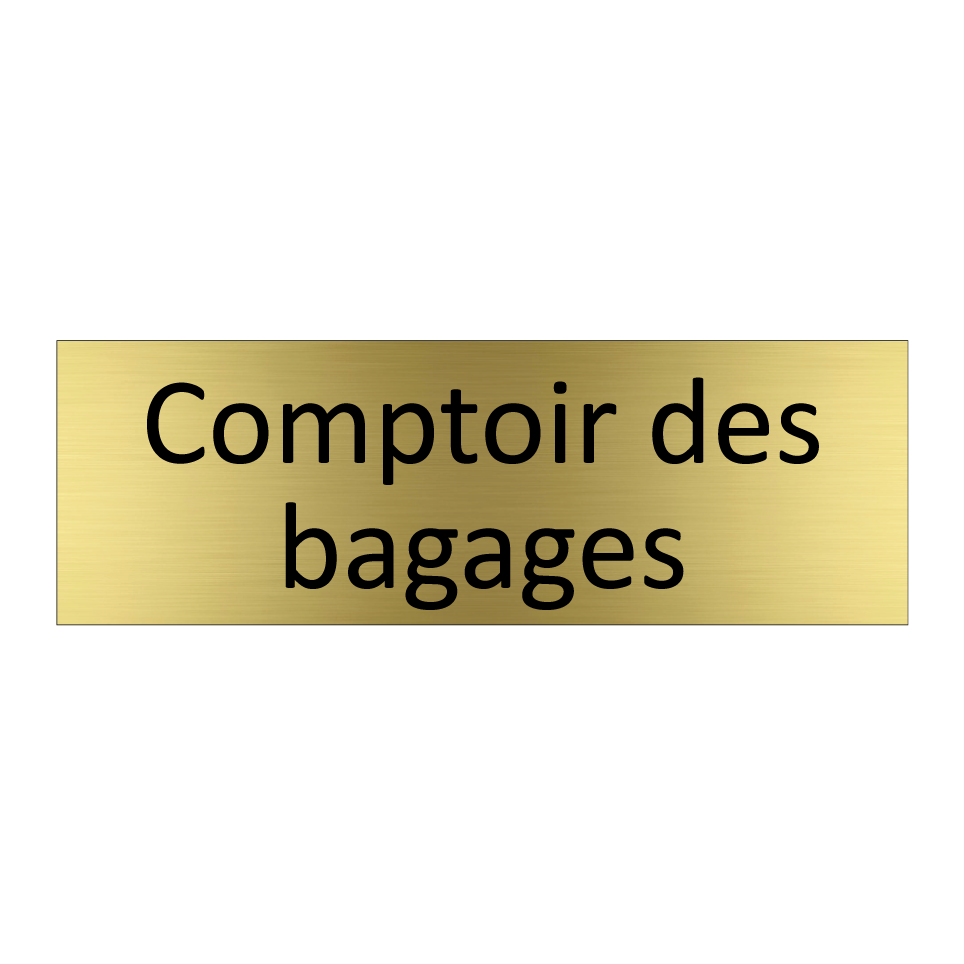 Comptoir des bagages