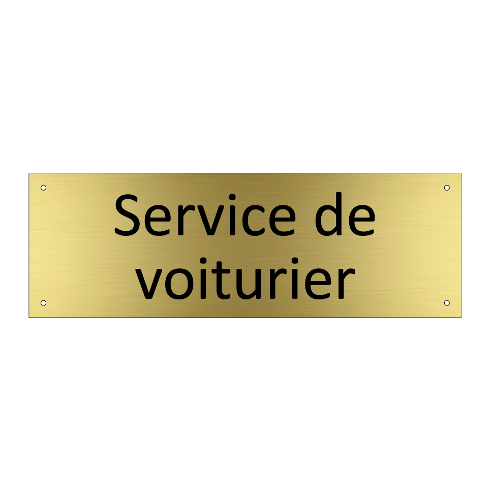 Service de voiturier