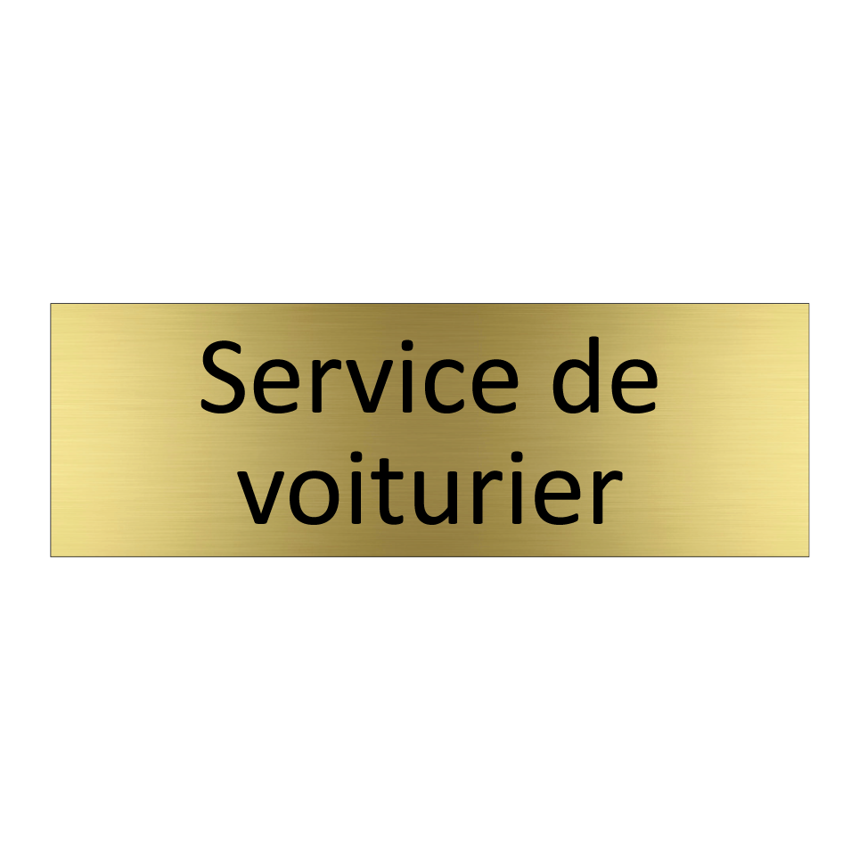 Service de voiturier