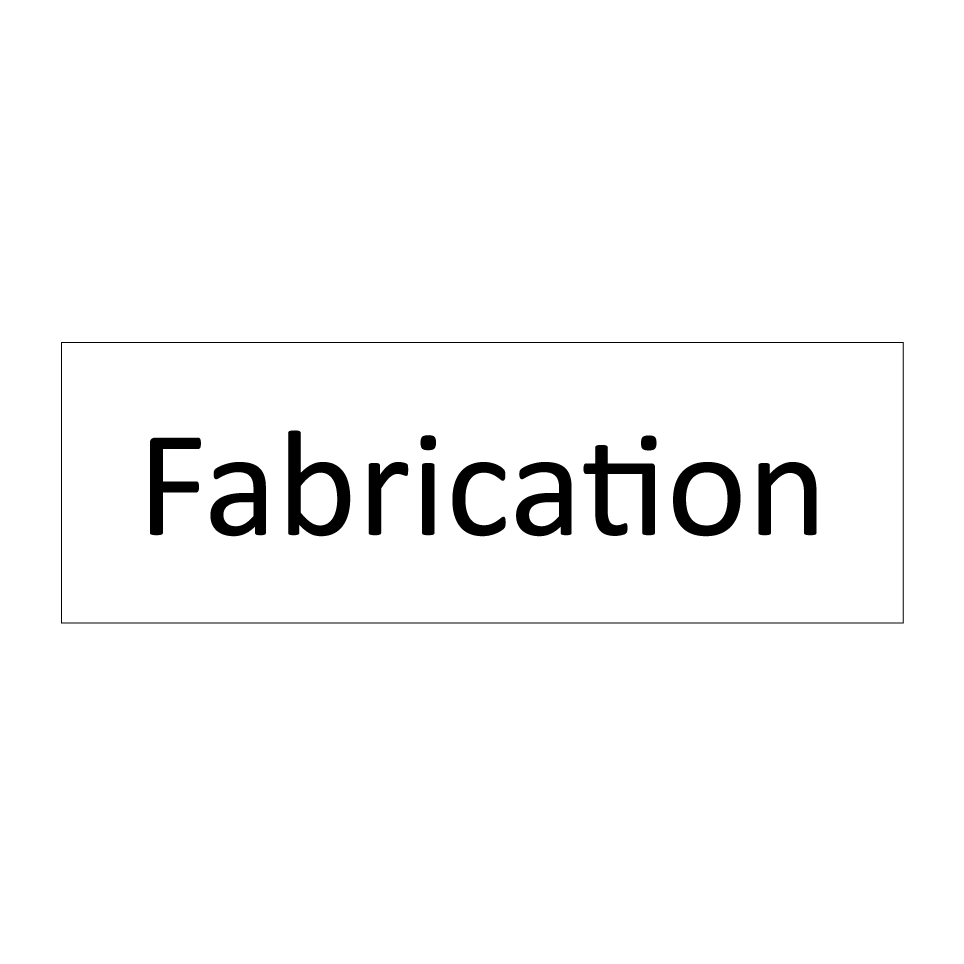 Fabrication & Fabrication & Fabrication & Fabrication & Fabrication & Fabrication
