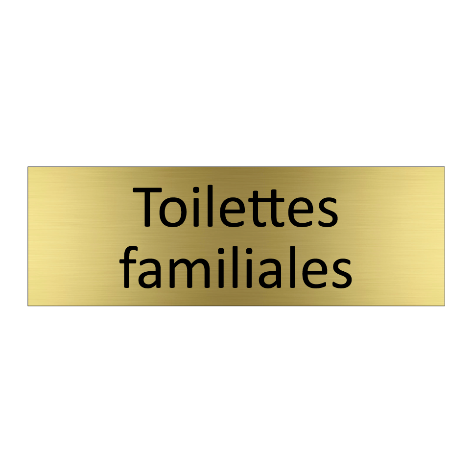 Toilettes familiales