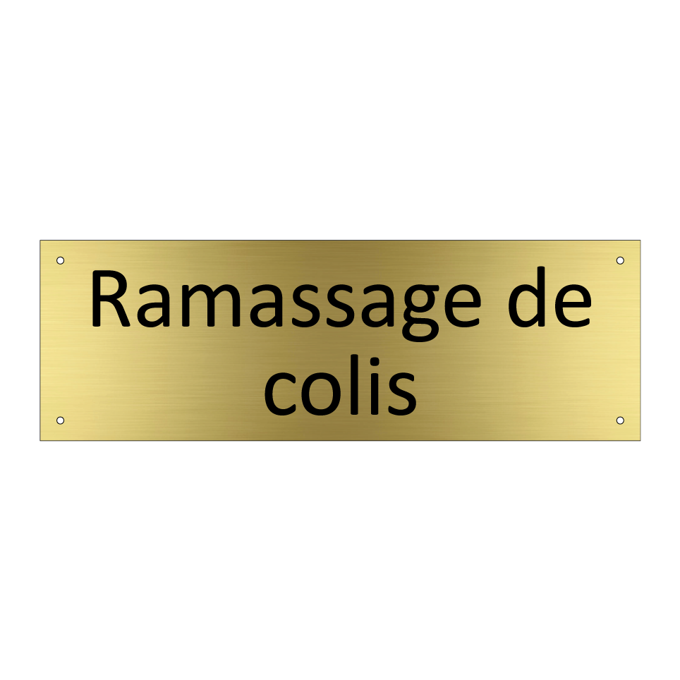Ramassage de colis