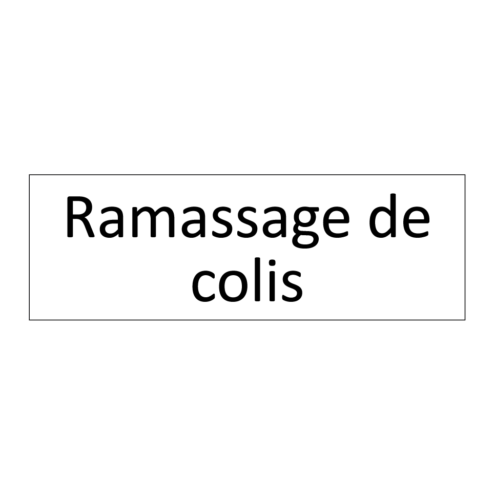 Ramassage de colis