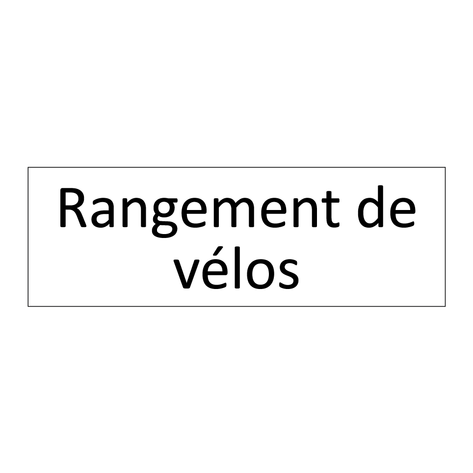Rangement de vélos