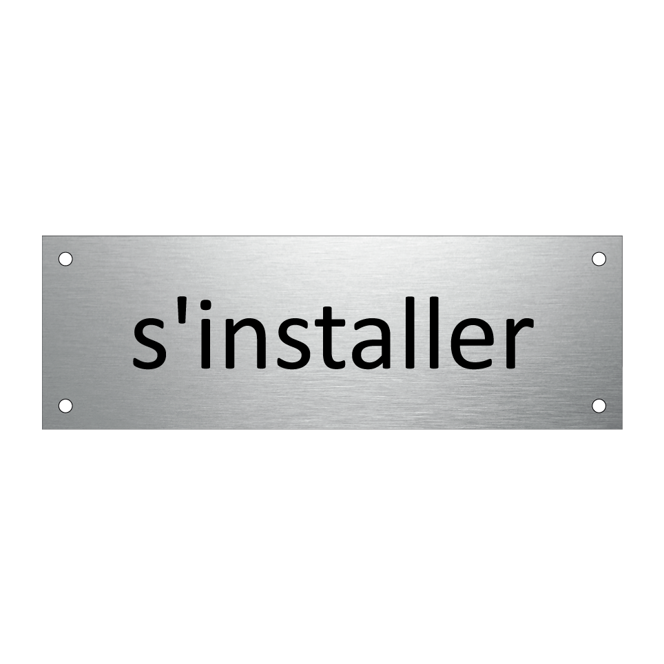 s'installer & s'installer & s'installer