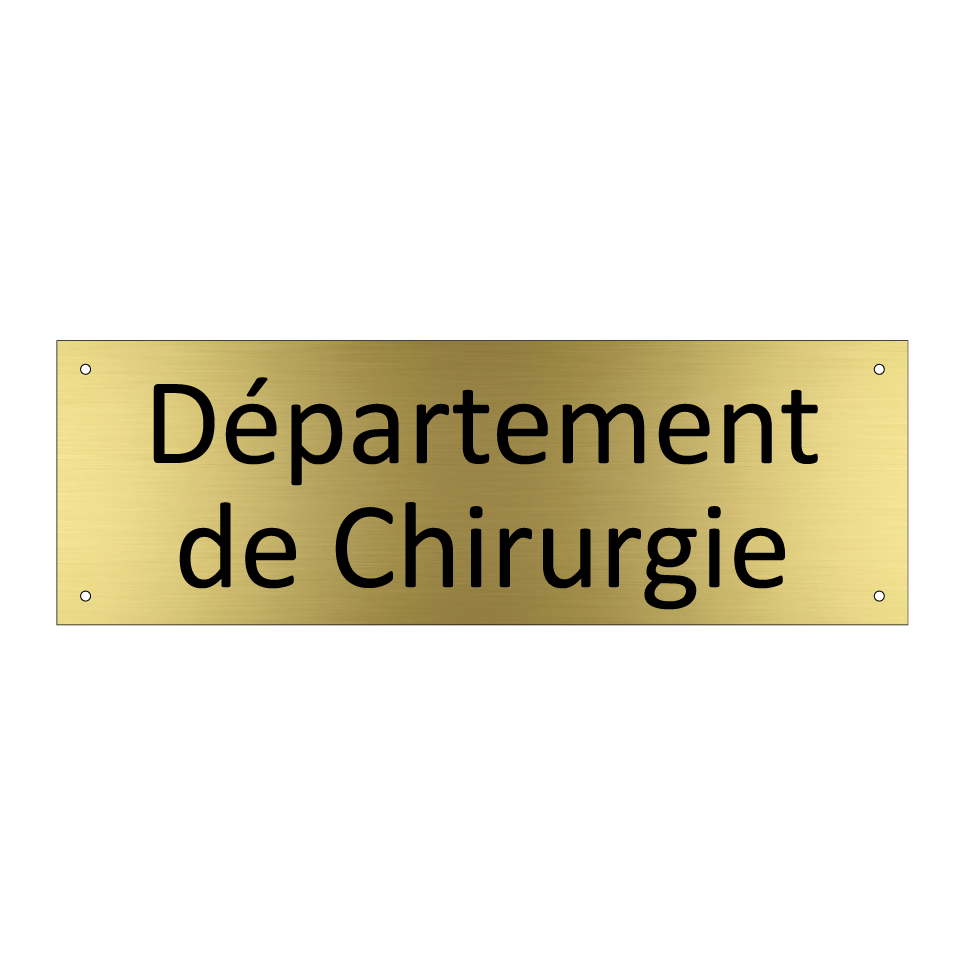 Département de Chirurgie