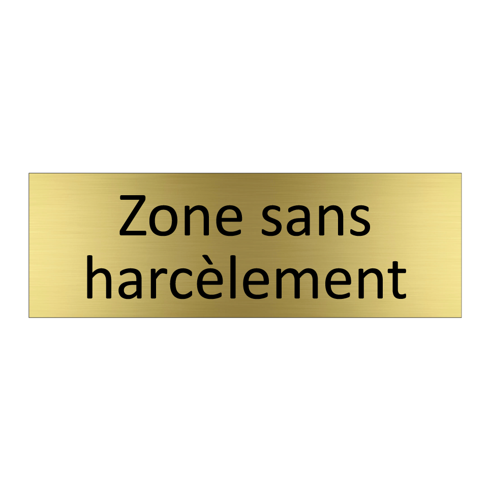 Zone sans harcèlement