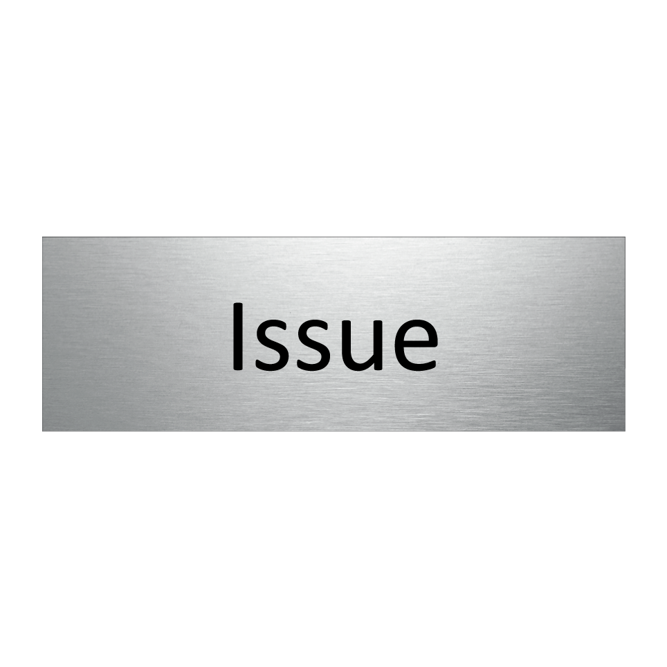 Issue & Issue & Issue & Issue & Issue & Issue & Issue