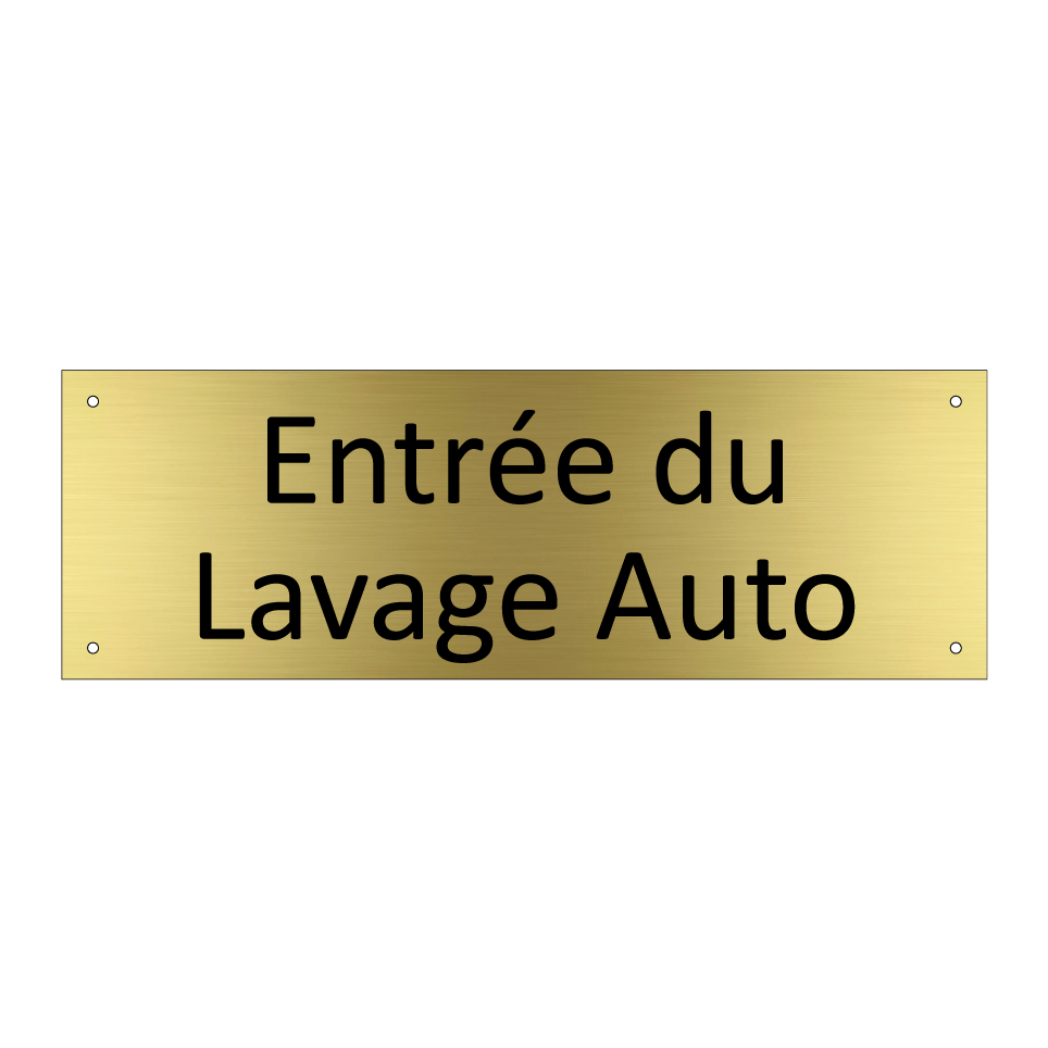 Entrée du Lavage Auto