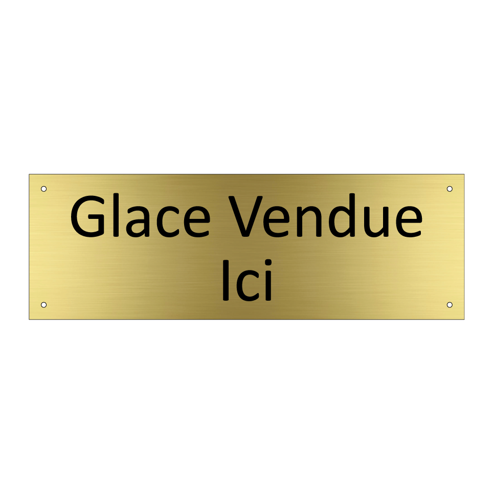 Glace Vendue Ici