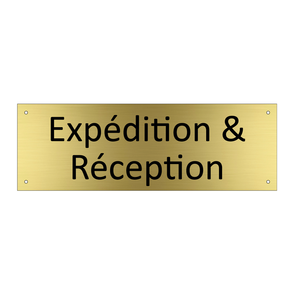 Expédition & Réception