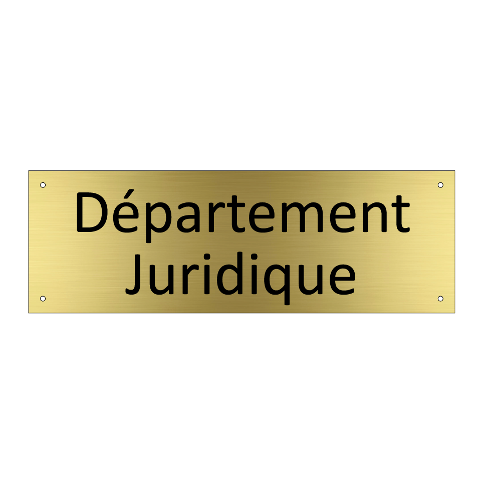 Département Juridique