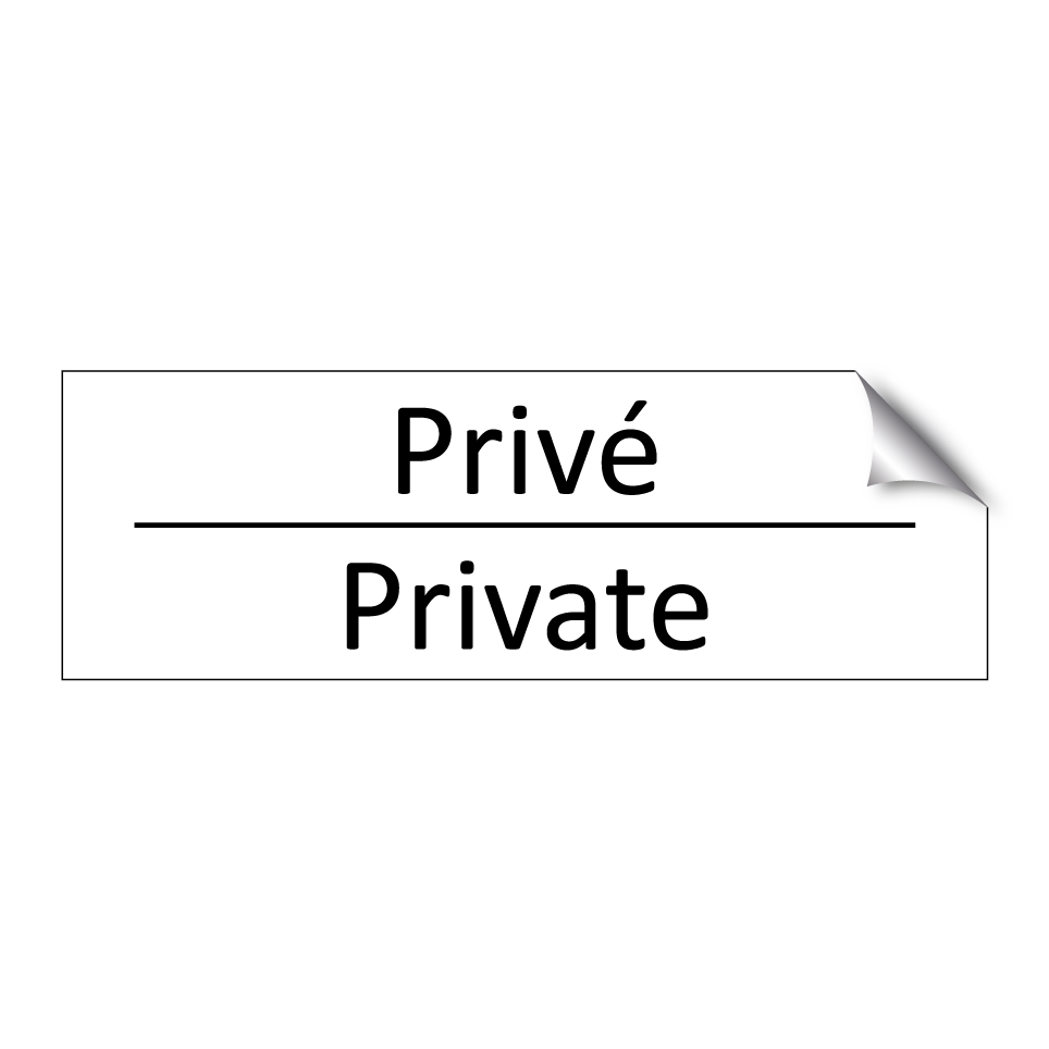 Privé - Private