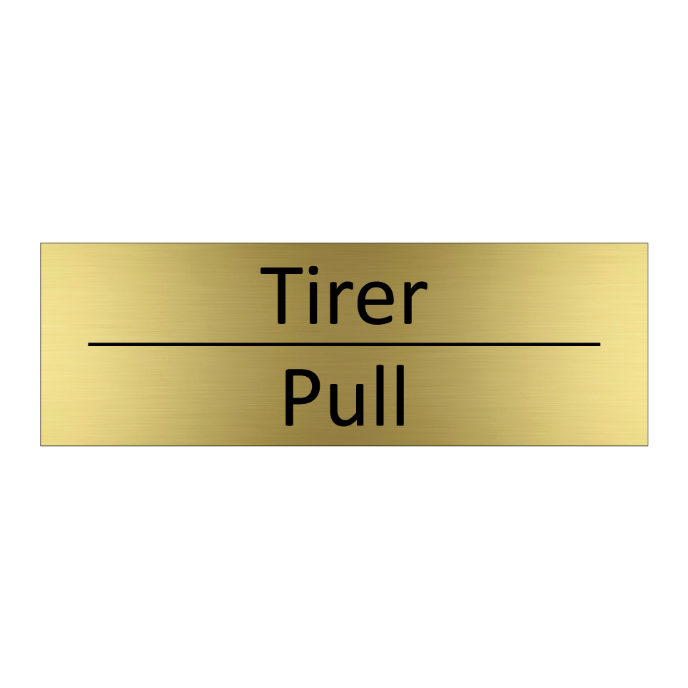 Tirer - Pull