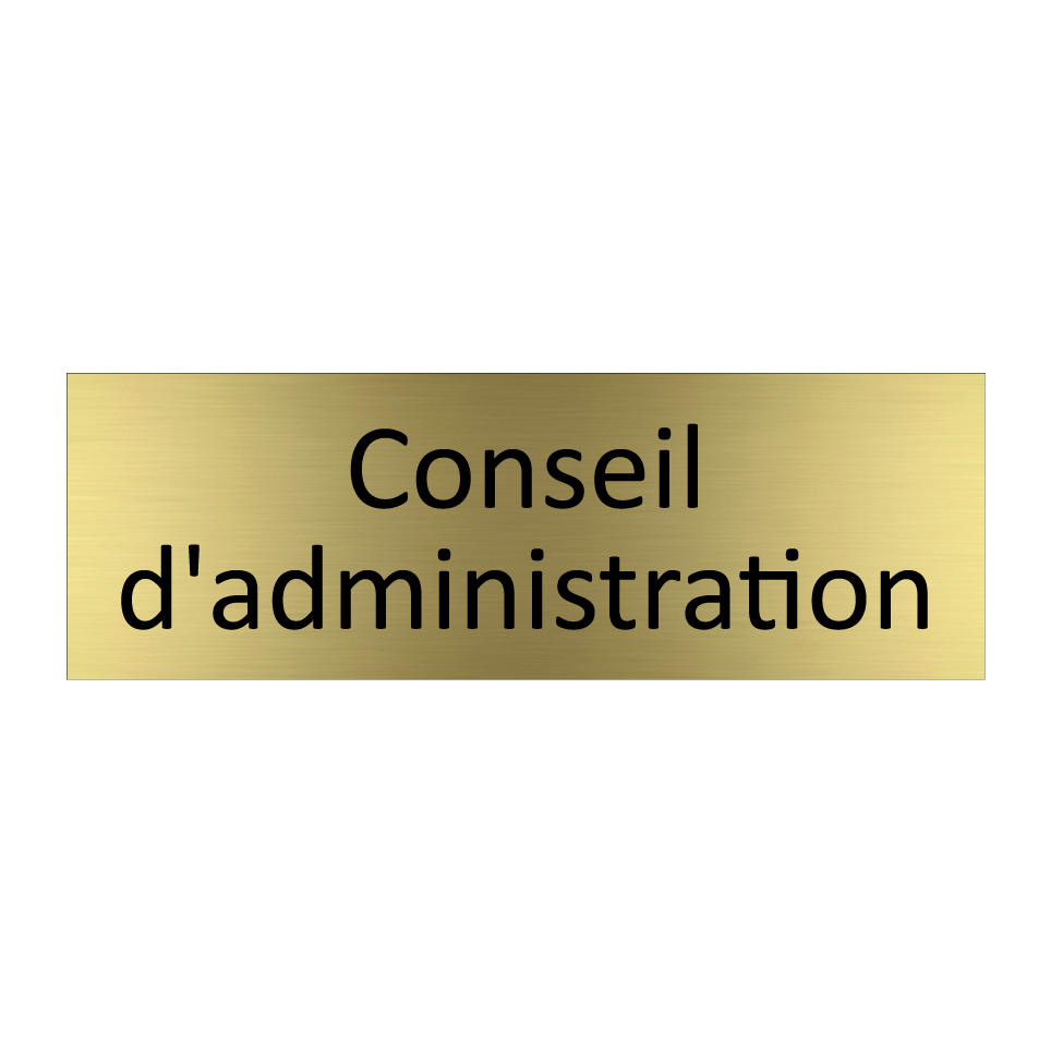Conseil d'administration