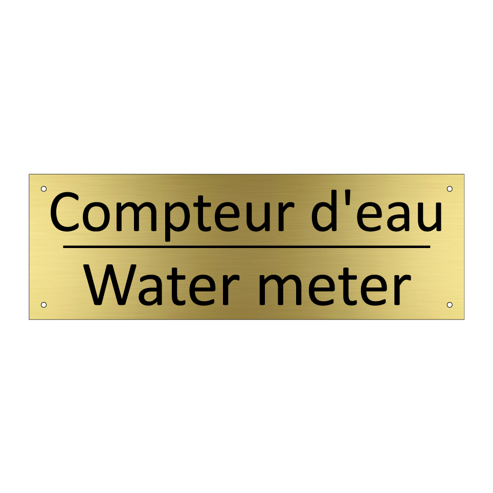 Compteur d'eau - Water meter