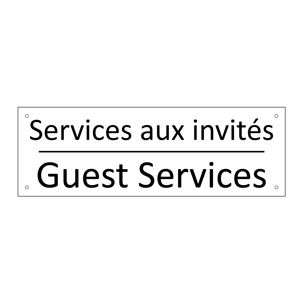 Services aux invités - Guest Services