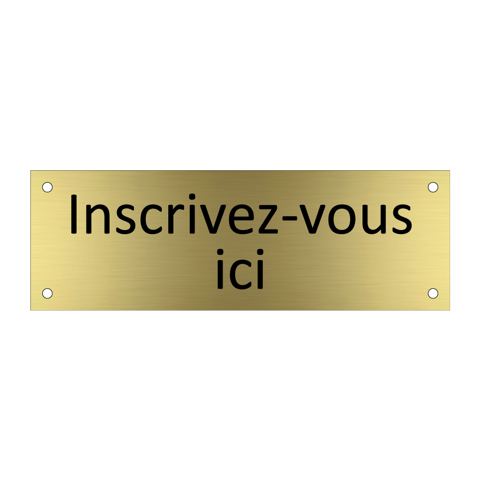 Inscrivez-vous ici
