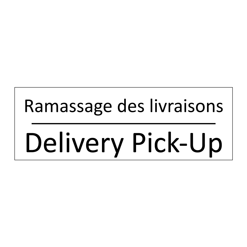 Ramassage des livraisons - Delivery Pick-Up