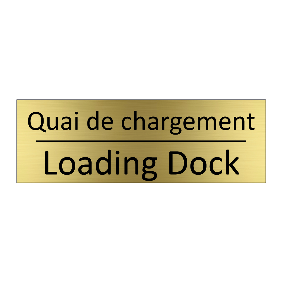 Quai de chargement - Loading Dock