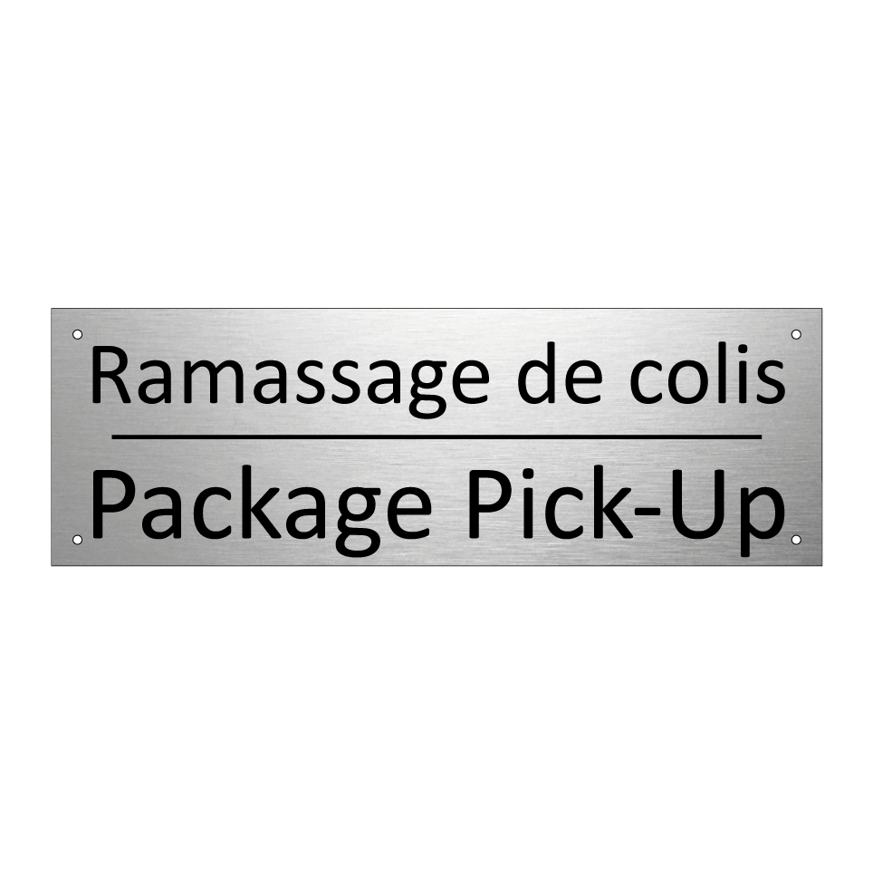 Ramassage de colis - Package Pick-Up