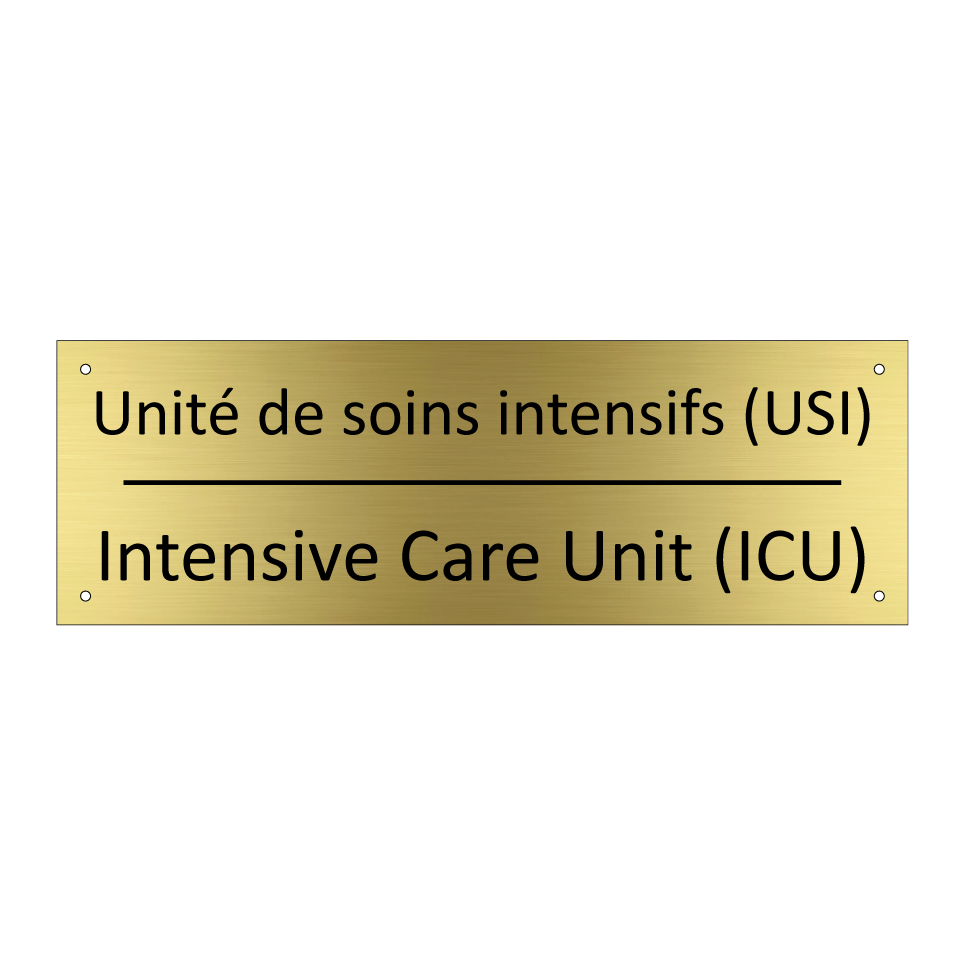 Unité de soins intensifs (USI) - Intensive Care Unit (ICU)
