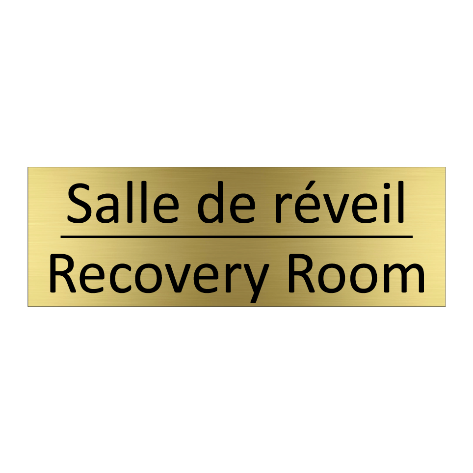 Salle de réveil - Recovery Room