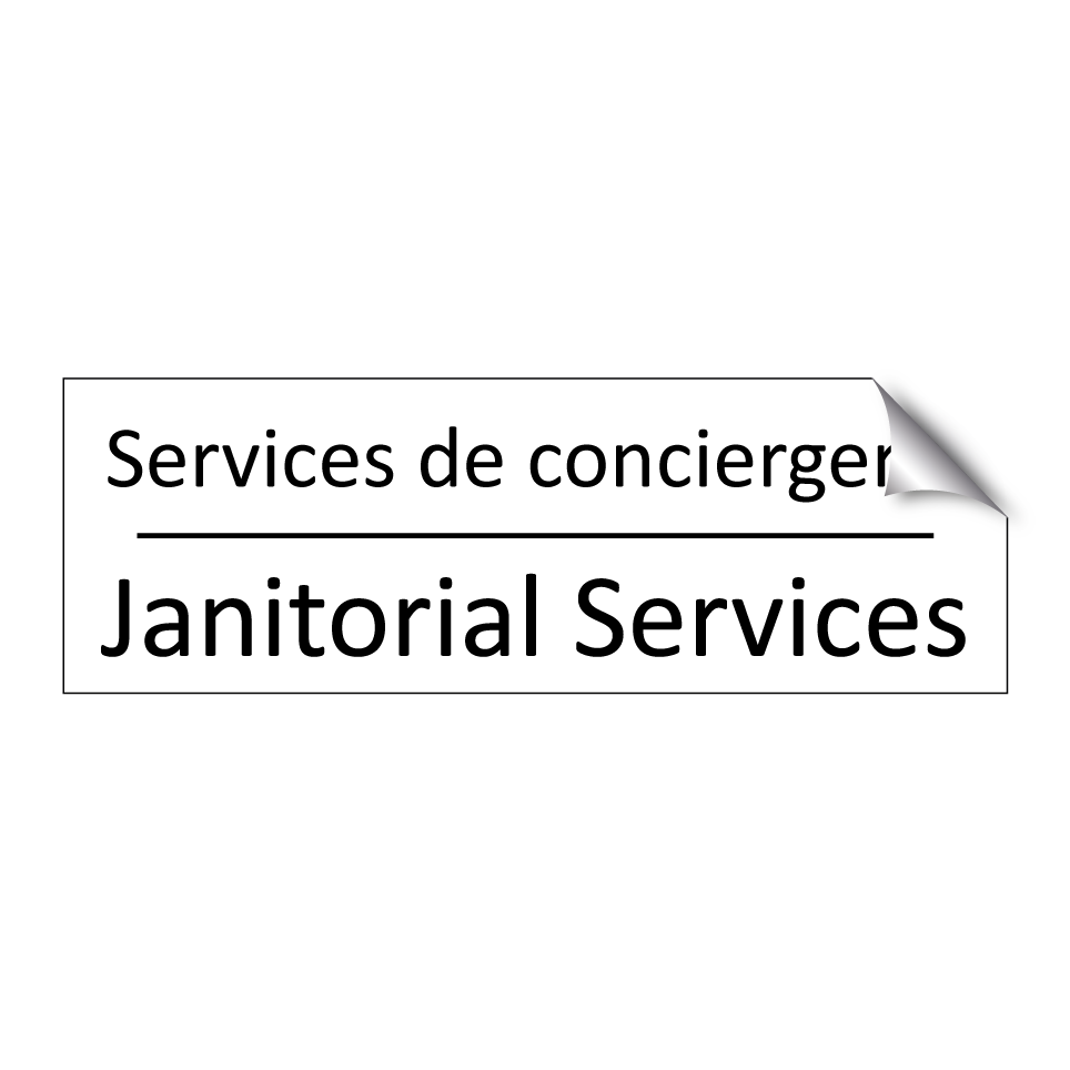 Services de conciergerie - Janitorial Services