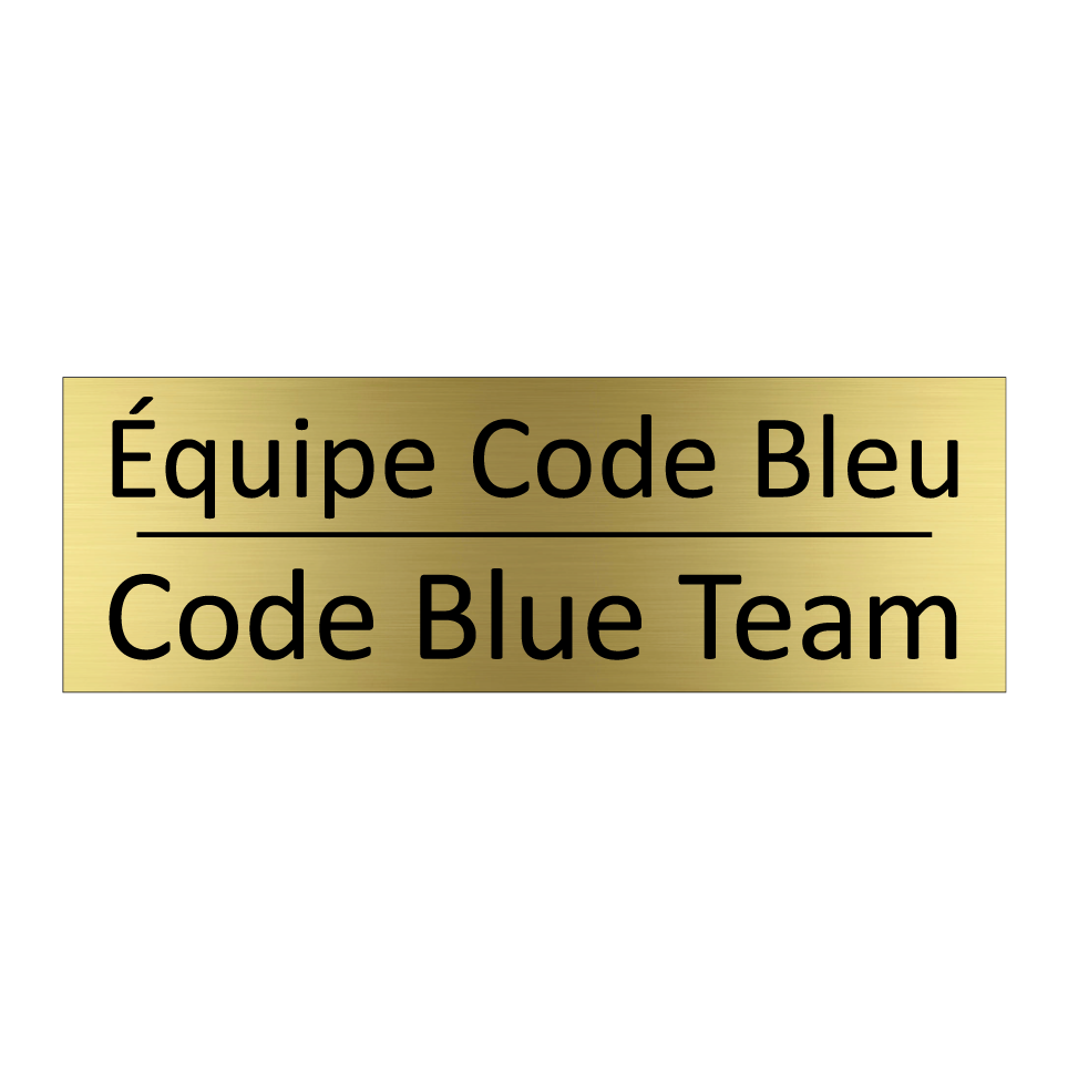 Équipe Code Bleu - Code Blue Team