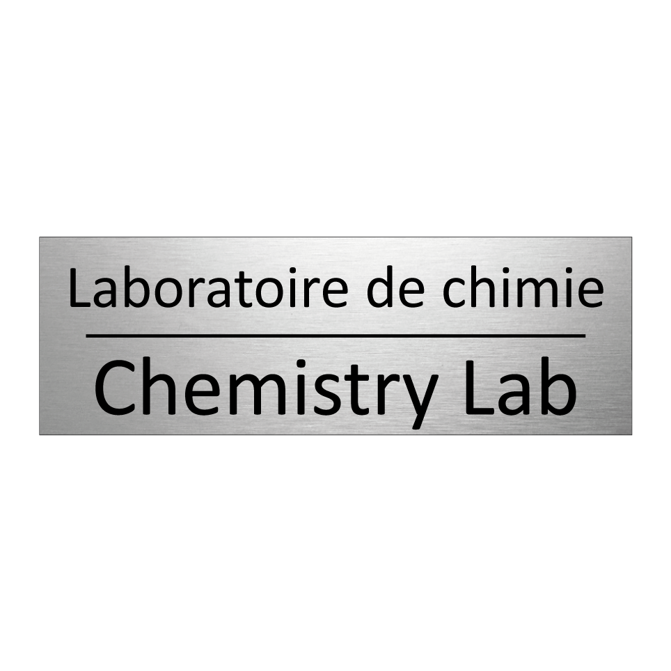 Laboratoire de chimie - Chemistry Lab
