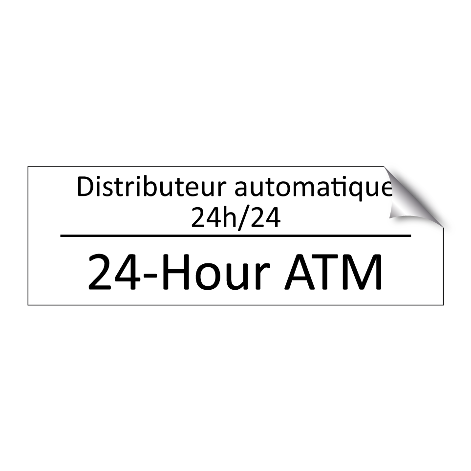 Distributeur automatique 24h/24 /.../ - 24-Hour ATM
